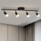 4 Light track lighting device ceiling, black track light