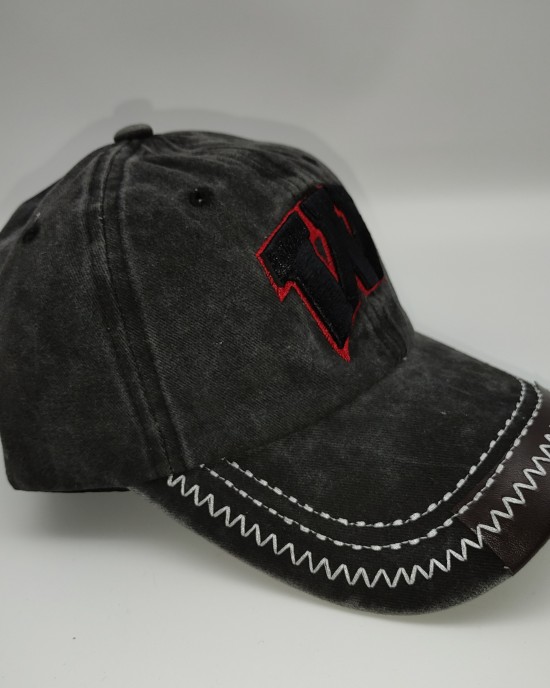 Black W Embroidered Cap