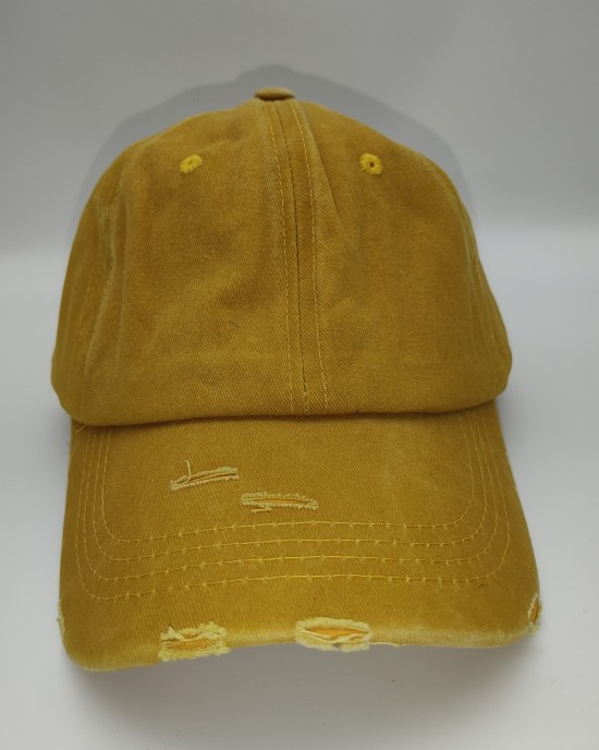 Yellow Solid Baseball Cap