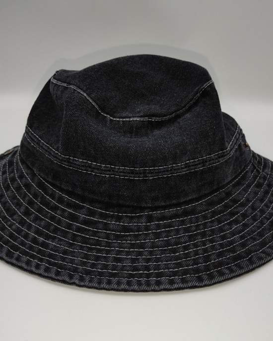 Black Breathable Bucket Hat