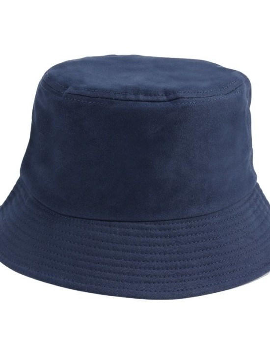 Navy Macaron Sun Hat