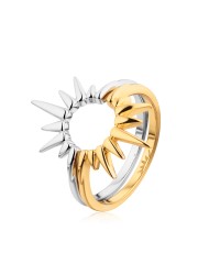 Gold/Silver  Radiant Ring