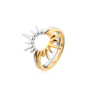 Gold/Silver  Radiant Ring