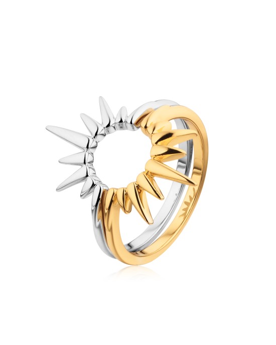 Gold/Silver  Radiant Ring